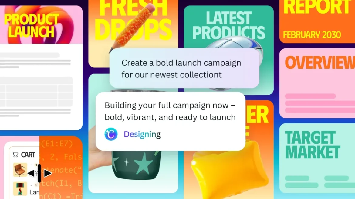 Canva's AI assistant can now call various tools to make designs for you